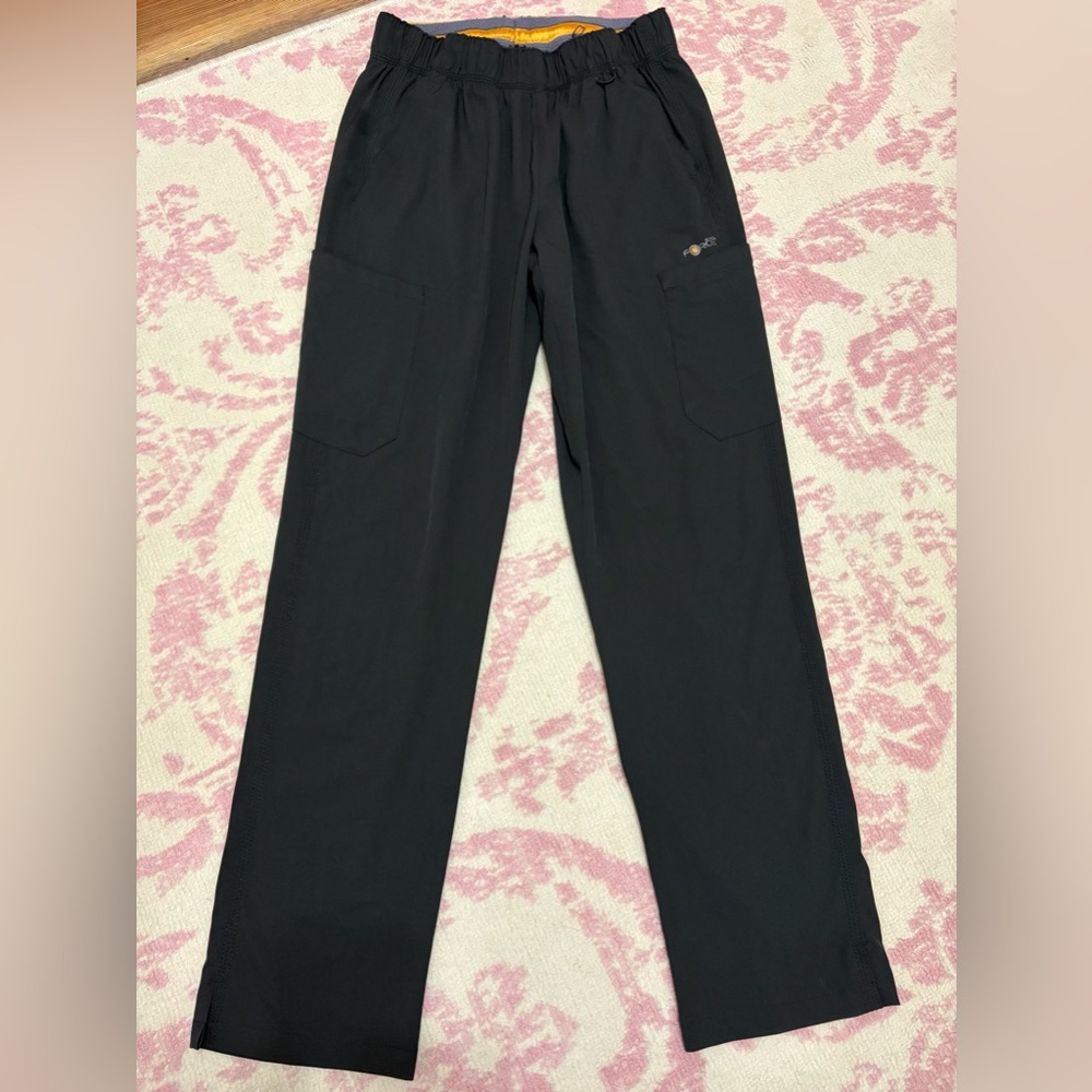 Carhartt Force Black Cargo Scrub Pants Women’s Size S - Picture 2 of 7